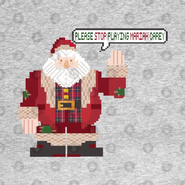 please stop playing mariah carey (ugly christmas sweater) by remerasnerds